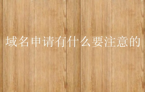 域名申请有什么要注意的？新手该怎么进行？