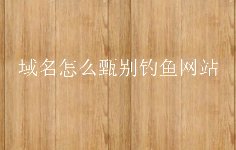 域名怎么甄别钓-鱼网站？新手需要做到哪几点？