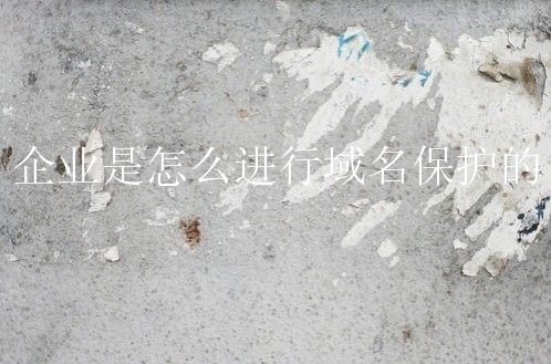 企业是怎么进行域名保护的？新手要掌握哪些方法？
