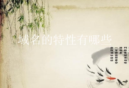 域名的特性有哪些？新手如何依据找域名？