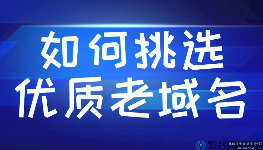 不会挑选优质老域名?小聚来帮你!