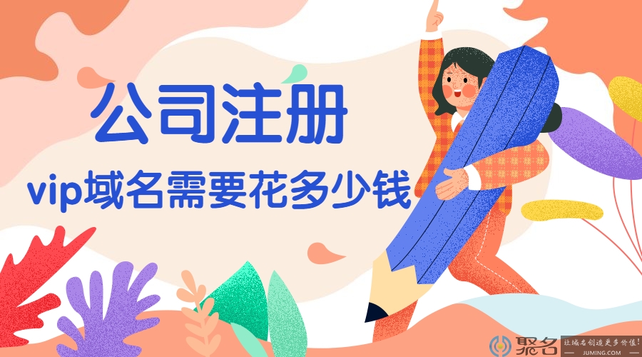 公司注册vip域名需要花多少钱?
