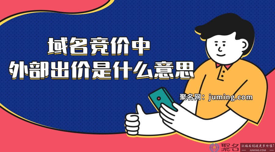 域名竞价中，外部出价是什么意思?