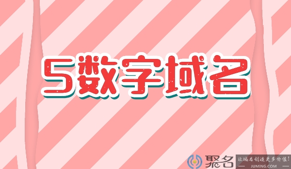 5数字域名好不好?有哪些5数字域名建站案例?